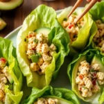 Avocado and Tuna Lettuce Wraps